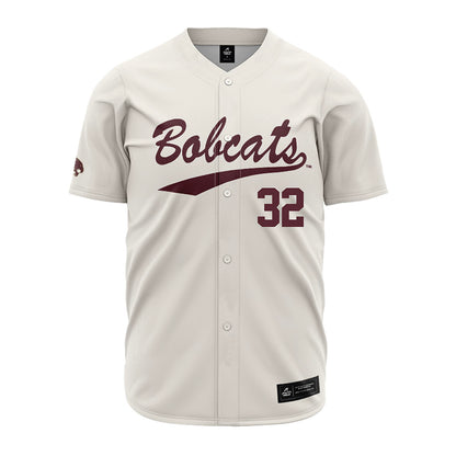 Texas State - NCAA Baseball : Clayton Namken - Cream Jersey-0
