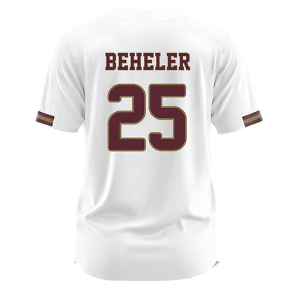 Texas State - NCAA Baseball : Blake Beheler - White Jersey-1