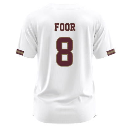 Texas State - NCAA Baseball : Daylen Foor - White Jersey-1
