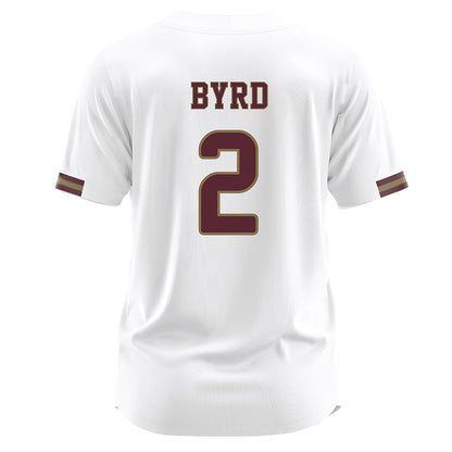 Texas State - NCAA Baseball : Cayden Byrd - White Jersey-1