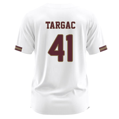 Texas State - NCAA Baseball : Titan Targac - White Jersey-1