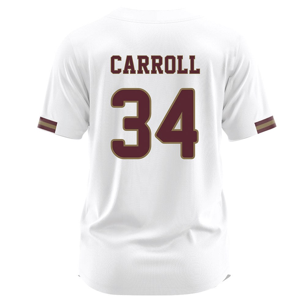 Texas State - NCAA Baseball : Coll Carroll - White Jersey-1