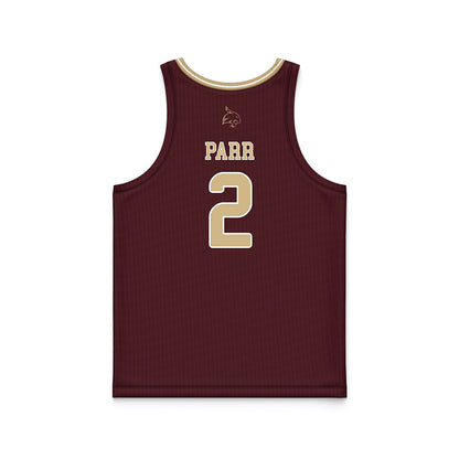 Texas State - NCAA Women's Basketball : KP Parr - Maroon Basketball Jersey-1
