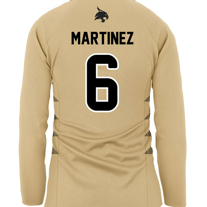Texas State - NCAA Women's Soccer : Brooke Martinez - Gold Soccer Jersey-1
