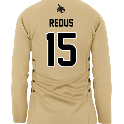 Texas State - NCAA Women's Soccer : Audrey Redus - Gold Soccer Jersey-1