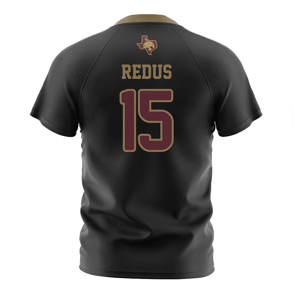Texas State - NCAA Women's Soccer : Audrey Redus - Black Soccer Jersey-1