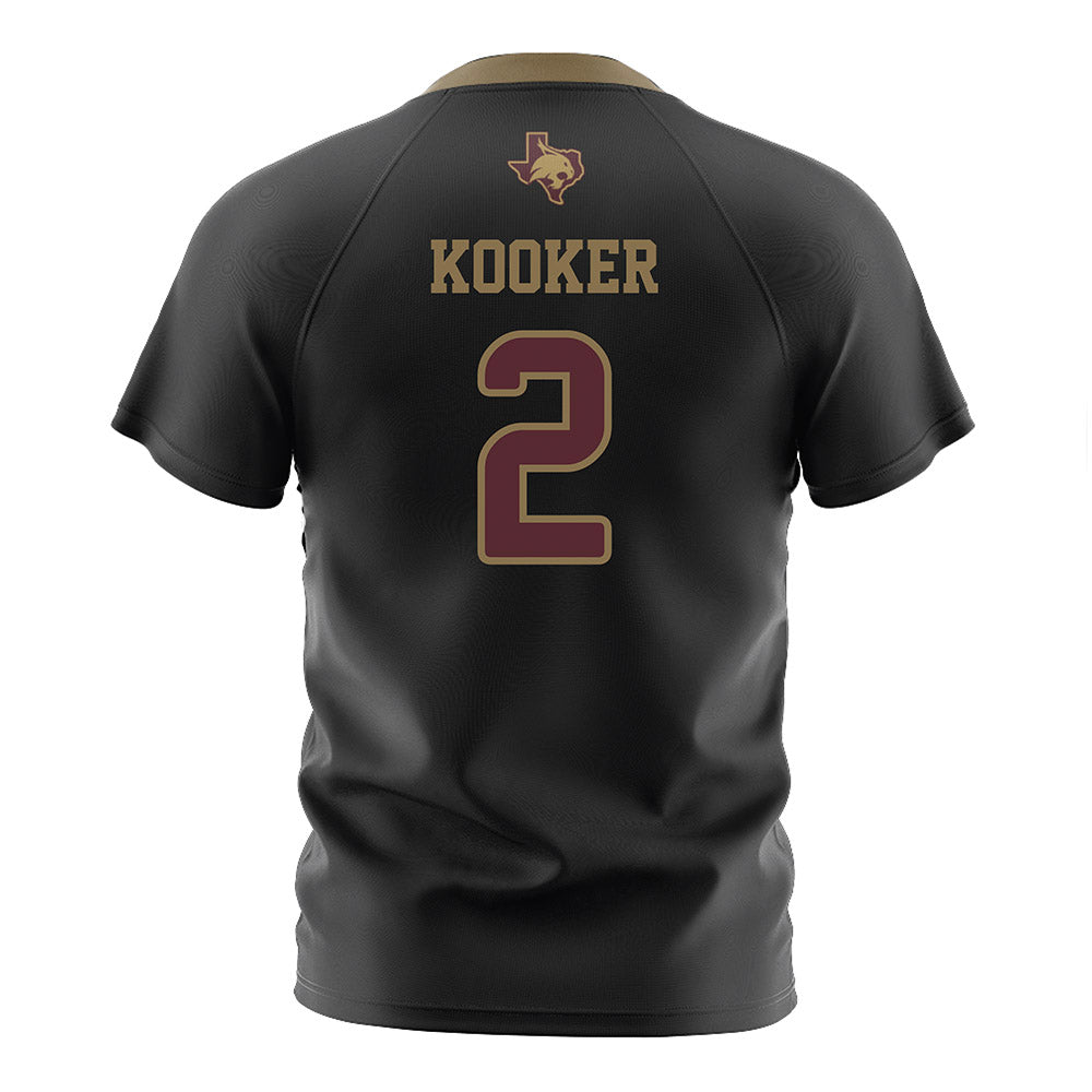 Texas State - NCAA Women's Soccer : Ava Kooker - Black Soccer Jersey-1