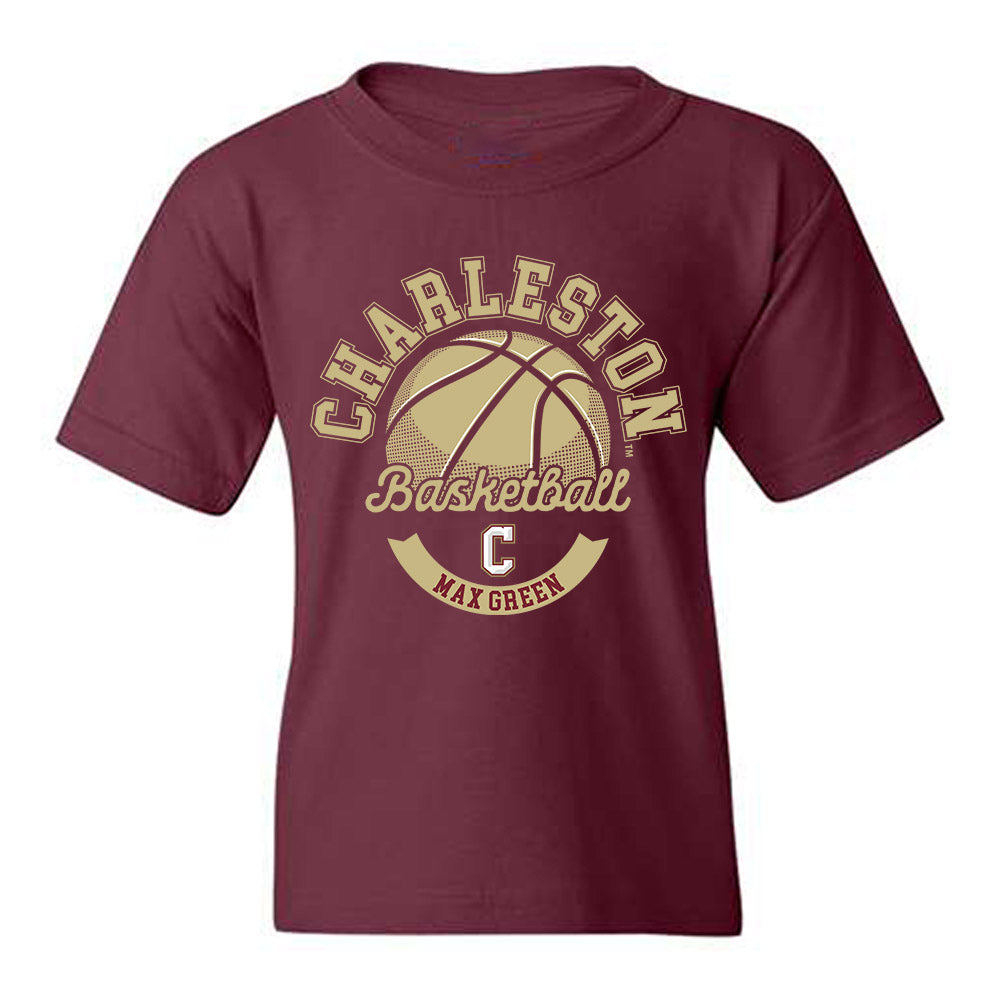 Charleston - NCAA Men's Basketball : Max Green - Classic Fashion Shersey Youth T-Shirt-0