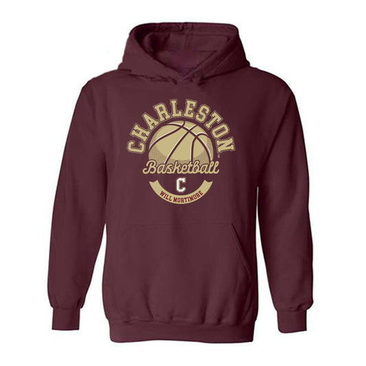 Charleston - NCAA Men's Basketball : Will Mortimore - Classic Fashion Shersey Hooded Sweatshirt-0