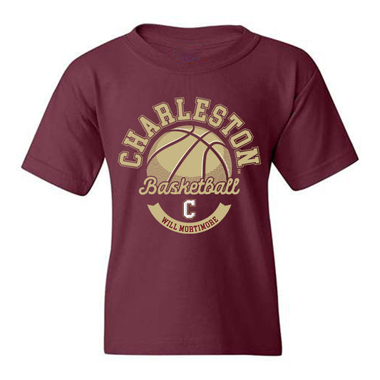 Charleston - NCAA Men's Basketball : Will Mortimore - Classic Fashion Shersey Youth T-Shirt-0