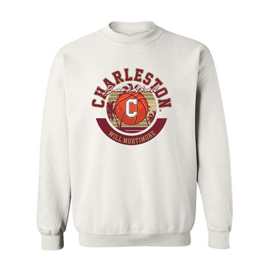 Charleston - NCAA Men's Basketball : Will Mortimore - Classic Fashion Shersey Crewneck Sweatshirt-0
