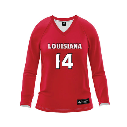 Louisiana - NCAA Women's Volleyball : Brooklyn Vigil - Red Volleyball Jersey-0