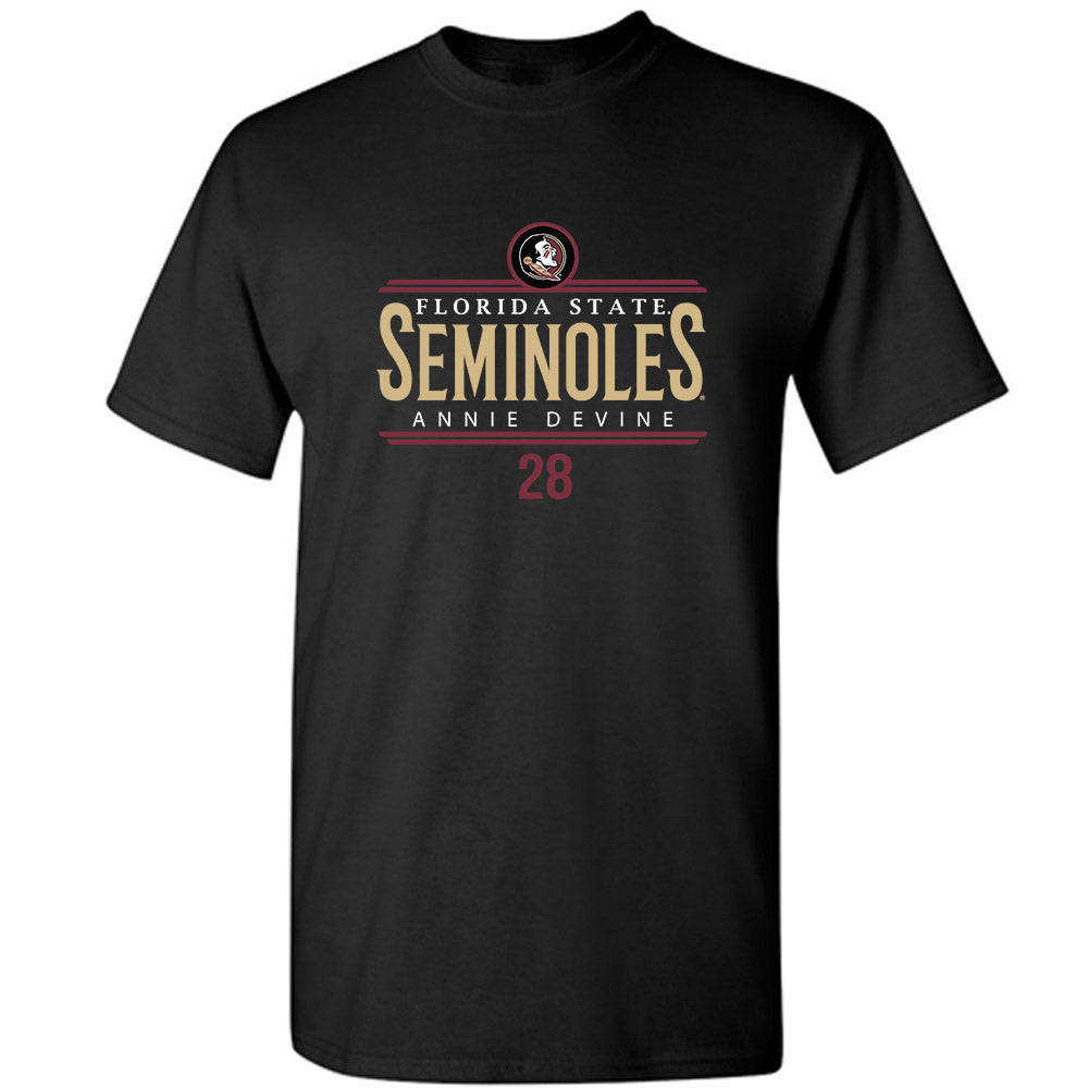 FSU - NCAA Women's Lacrosse : Annie Devine - Classic Fashion Shersey T-Shirt-0