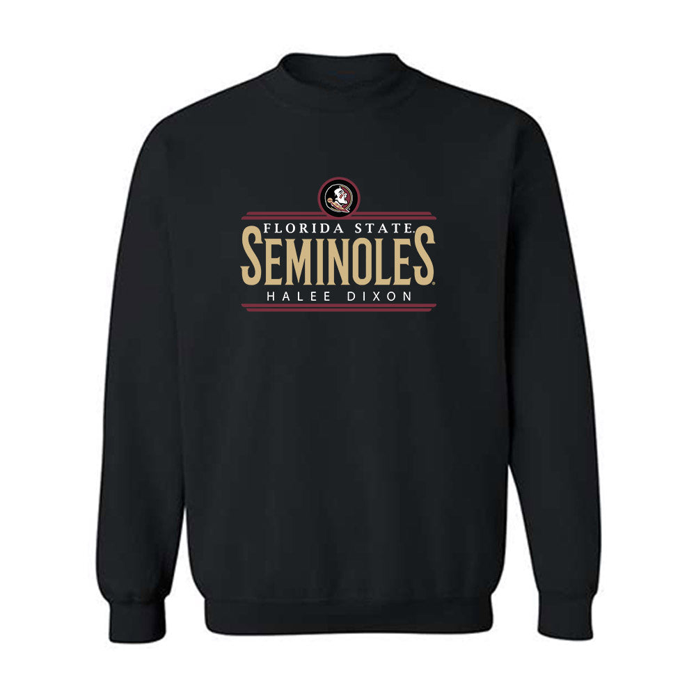 FSU - NCAA Cheerleading : Halee Dixon - Classic Fashion Shersey Crewneck Sweatshirt-0