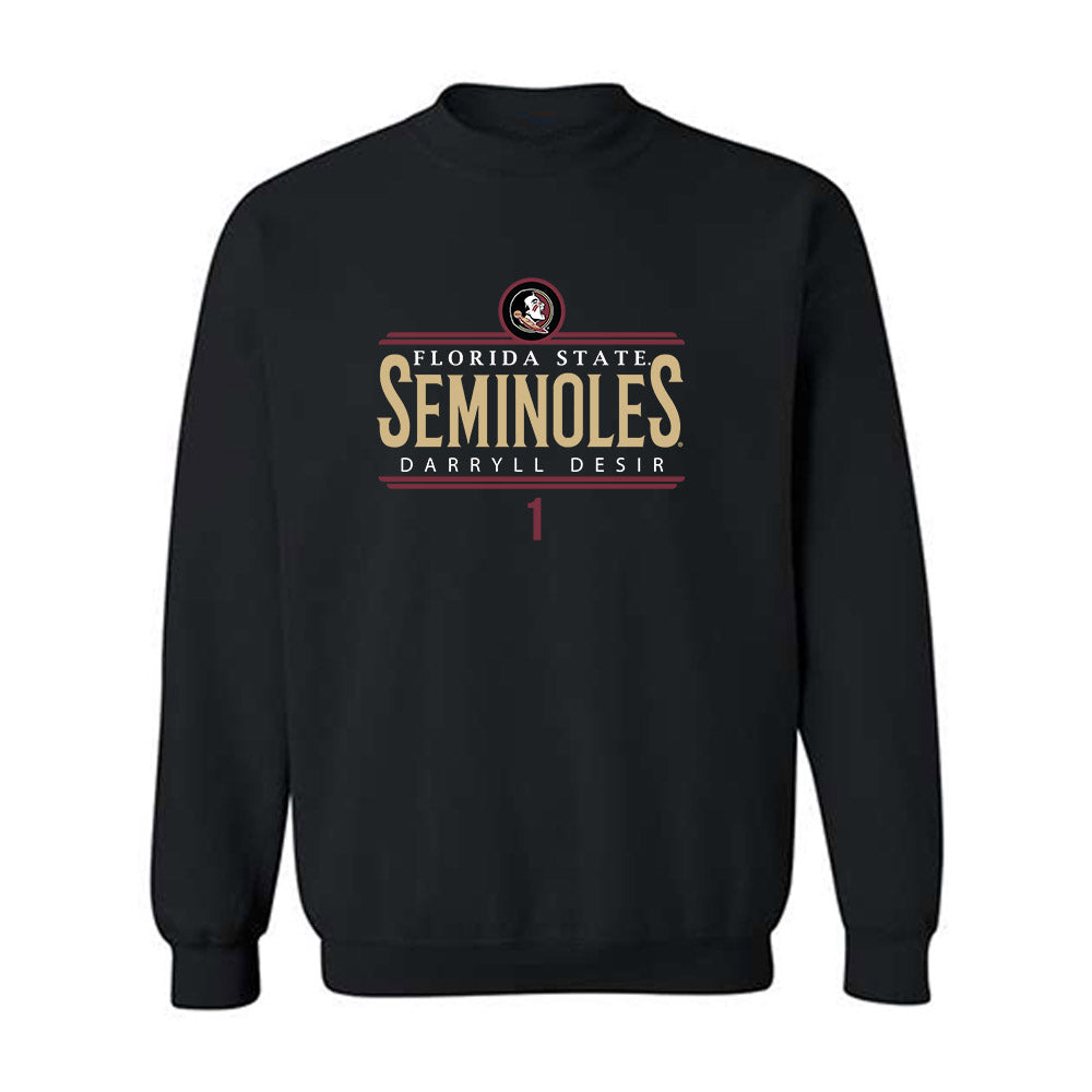 FSU - NCAA Football : Darryll Desir - Classic Fashion Shersey Crewneck Sweatshirt-0