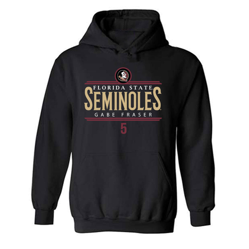 FSU - NCAA Baseball : Gabe Fraser - Classic Fashion Shersey Hooded Sweatshirt-0