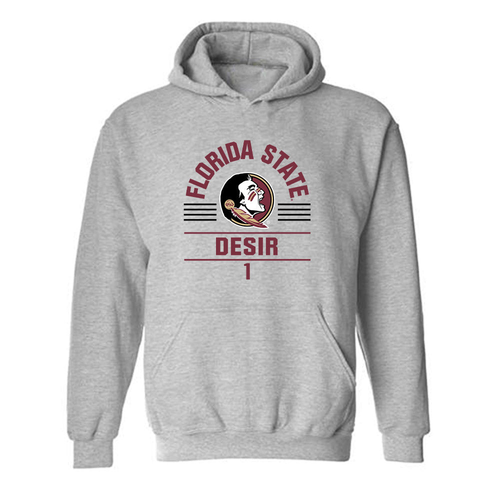 FSU - NCAA Football : Darryll Desir - Classic Fashion Shersey Hooded Sweatshirt-0