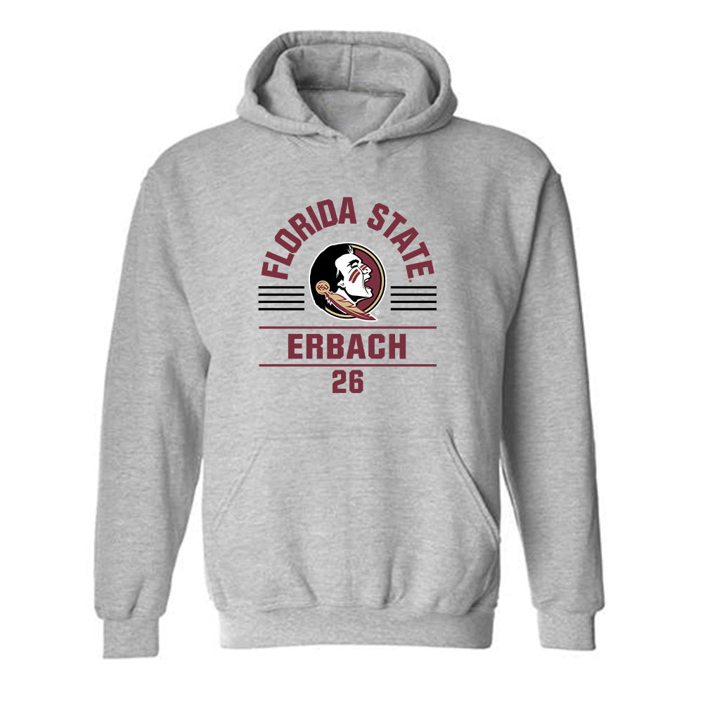 FSU - NCAA Women's Soccer : Samantha Erbach - Classic Fashion Shersey Hooded Sweatshirt-0