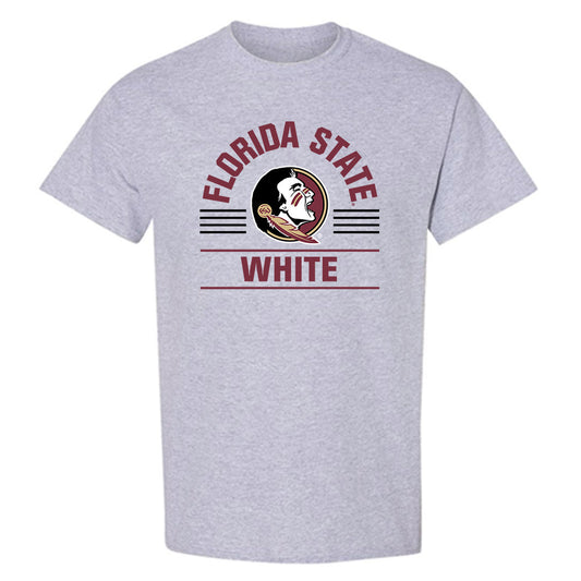FSU - NCAA Men's Track & Field : Trace White - Classic Fashion Shersey T-Shirt-0
