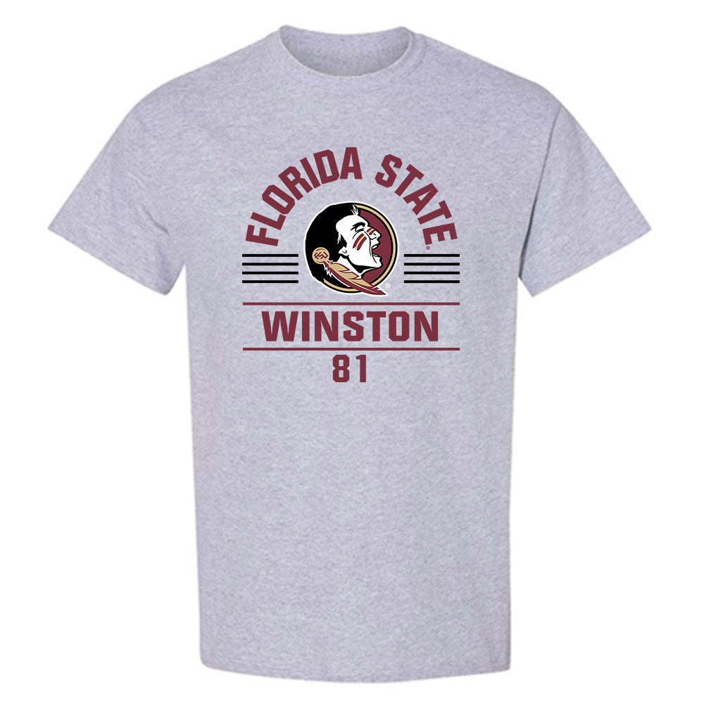 FSU - NCAA Football : Jonah Winston - Classic Fashion Shersey T-Shirt-0