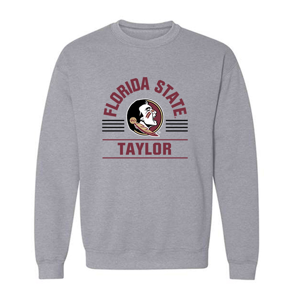 FSU - NCAA Women's Track & Field : Leah Taylor - Classic Fashion Shersey Crewneck Sweatshirt-0