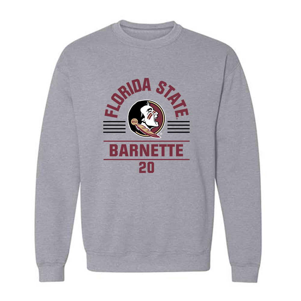 FSU - NCAA Women's Lacrosse : Emily Barnette - Classic Fashion Shersey Crewneck Sweatshirt-0