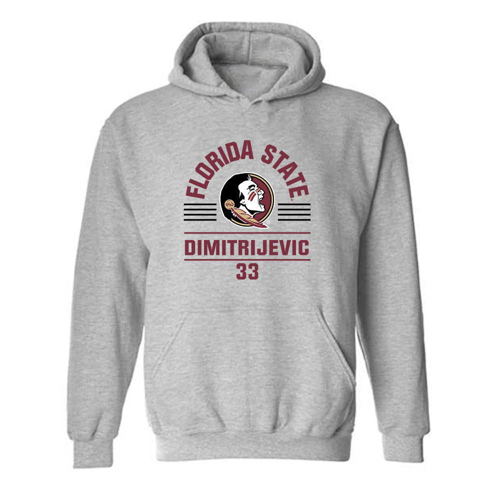 FSU - NCAA Softball : Lisabella Dimitrijevic - Classic Fashion Shersey Hooded Sweatshirt-0