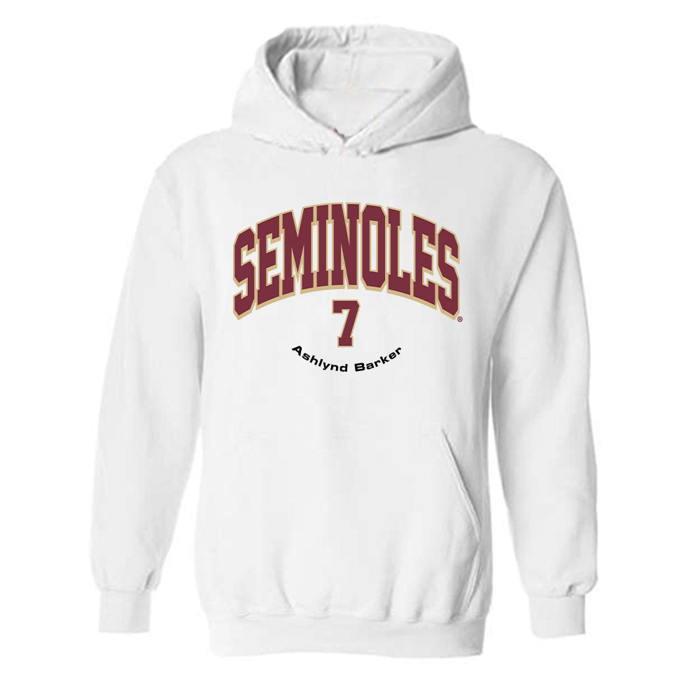 FSU - NCAA Football : Ashlynd Barker - Classic Fashion Shersey Hooded Sweatshirt-0