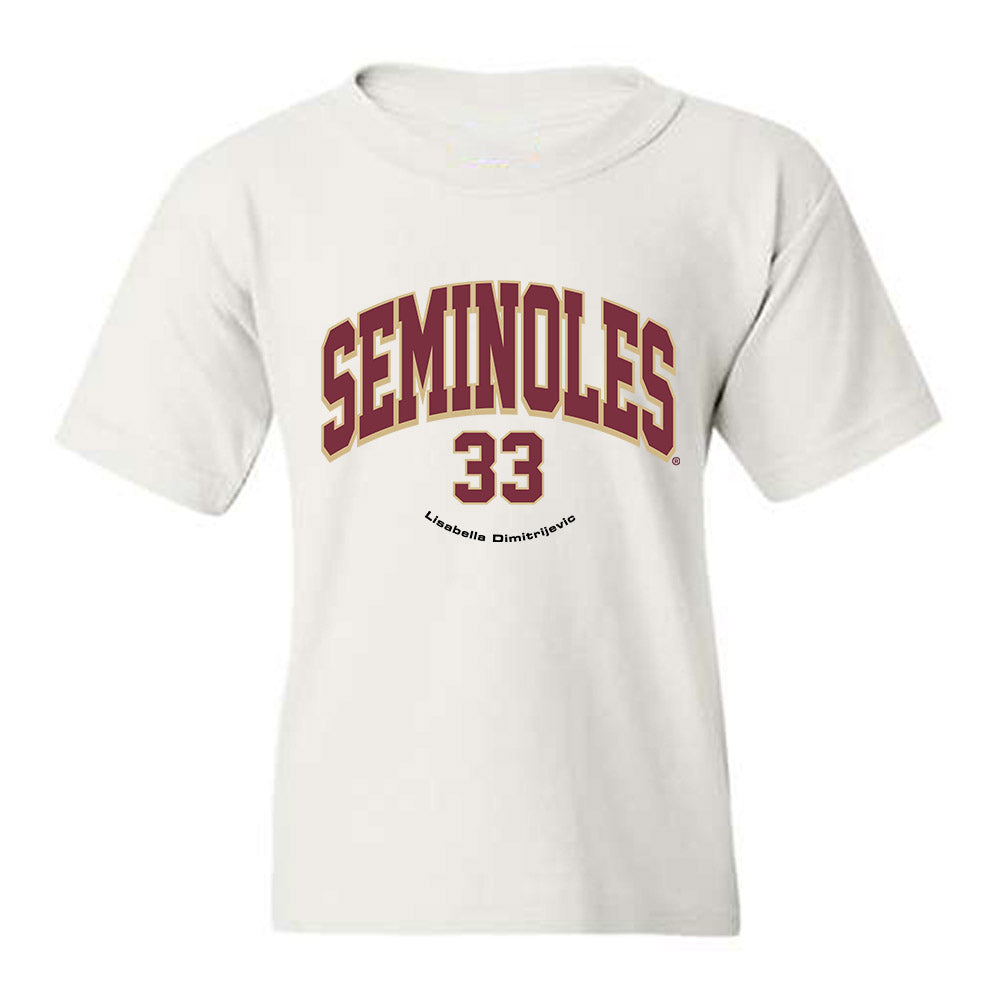 FSU - NCAA Softball : Lisabella Dimitrijevic - Classic Fashion Shersey Youth T-Shirt-0