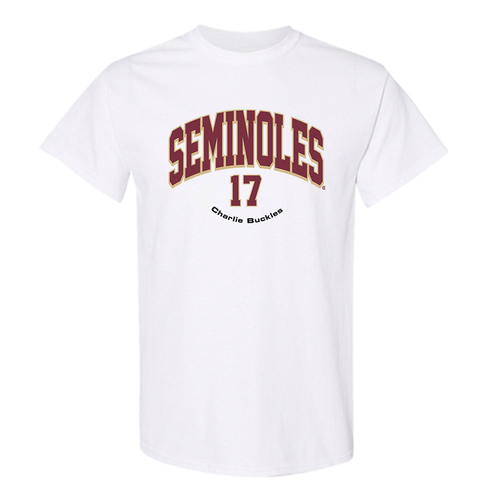 FSU - NCAA Baseball : Charlie Buckles - Classic Fashion Shersey T-Shirt-0