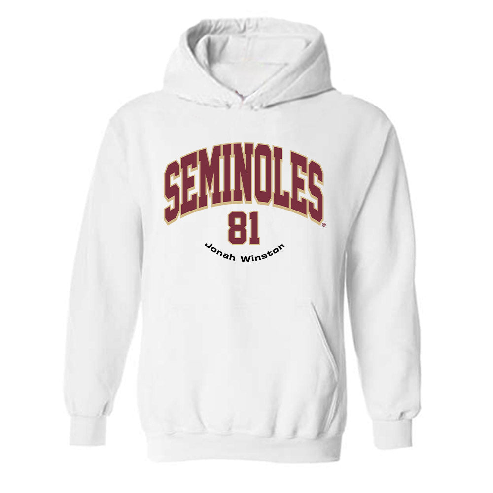 FSU - NCAA Football : Jonah Winston - Classic Fashion Shersey Hooded Sweatshirt-0