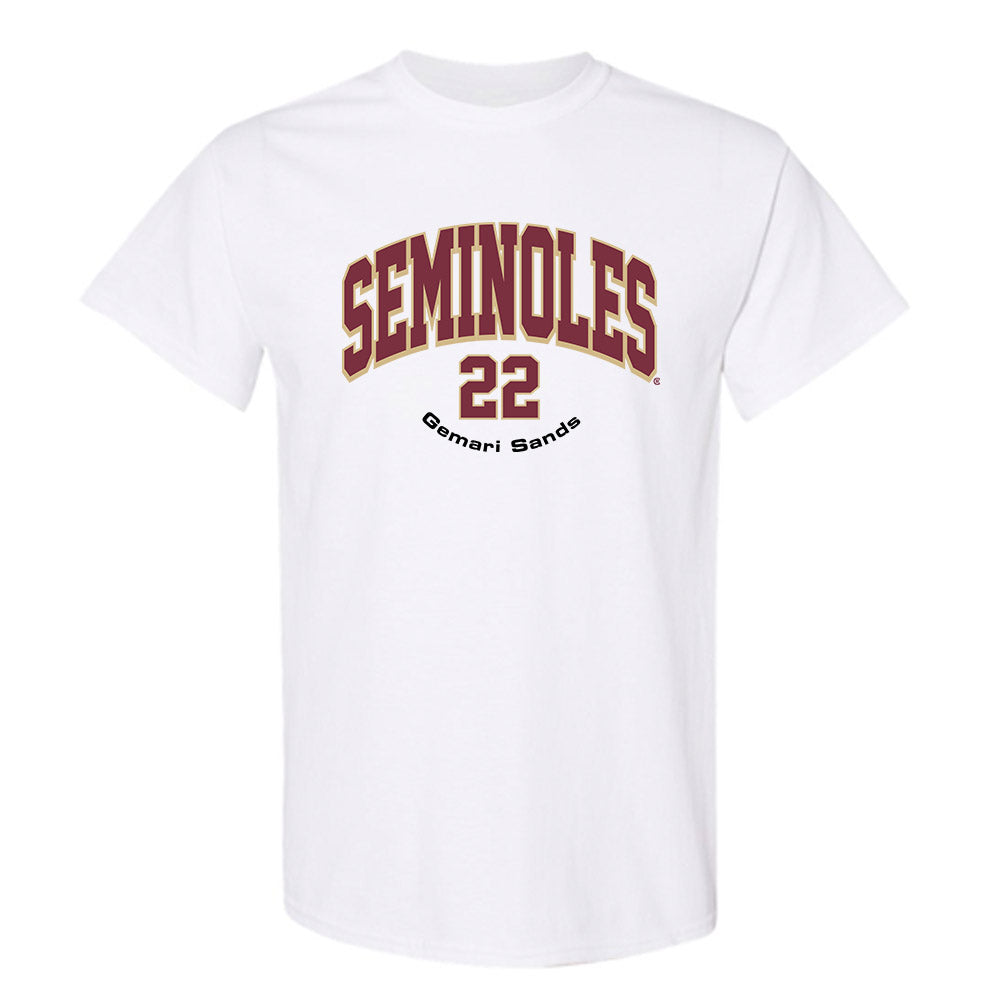 FSU - NCAA Football : Gemari Sands - Classic Fashion Shersey T-Shirt-0