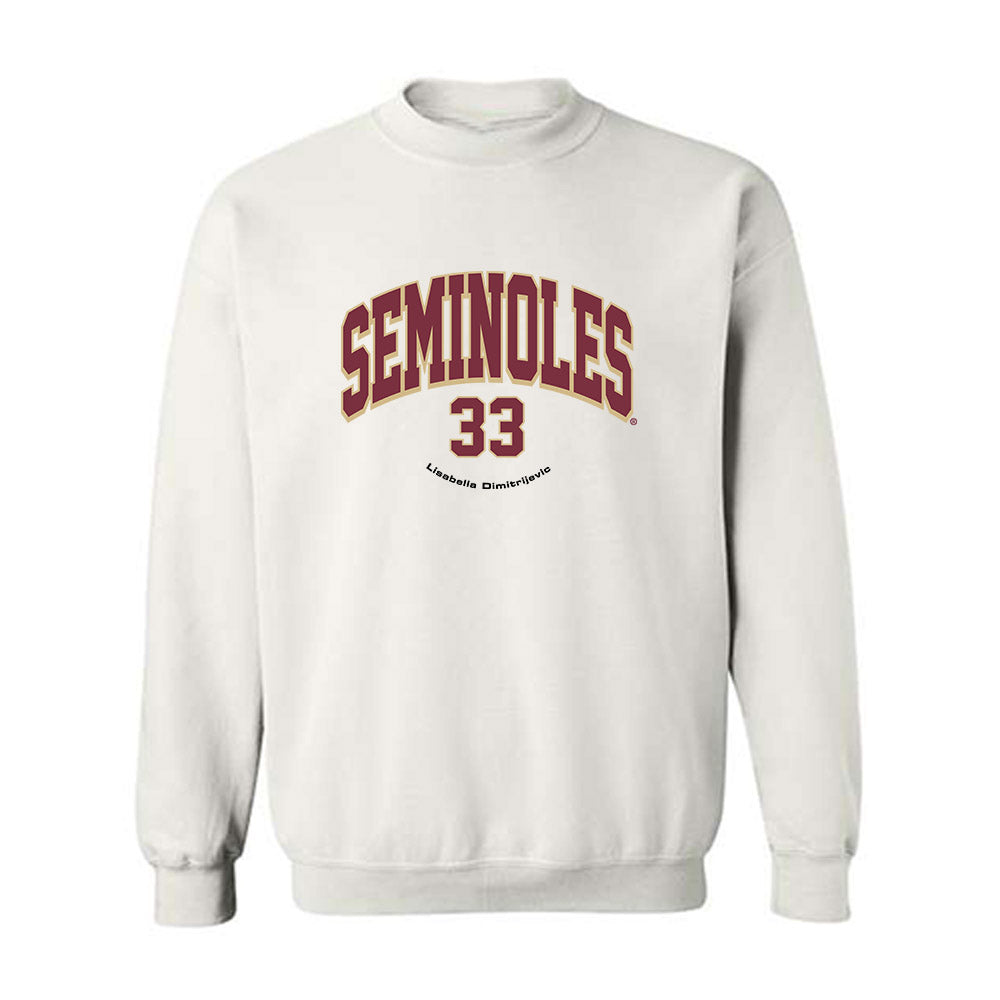 FSU - NCAA Softball : Lisabella Dimitrijevic - Classic Fashion Shersey Crewneck Sweatshirt-0