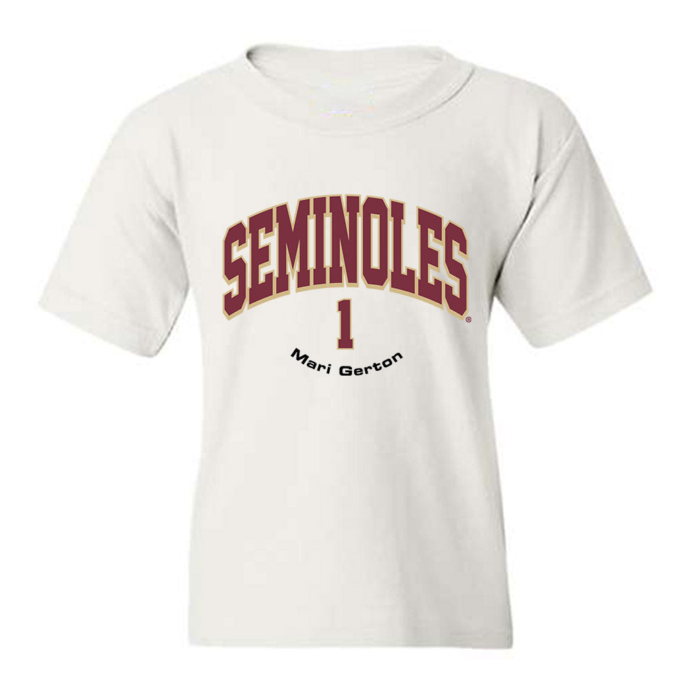 FSU - NCAA Women's Basketball : Mari Gerton - Classic Fashion Shersey Youth T-Shirt-0