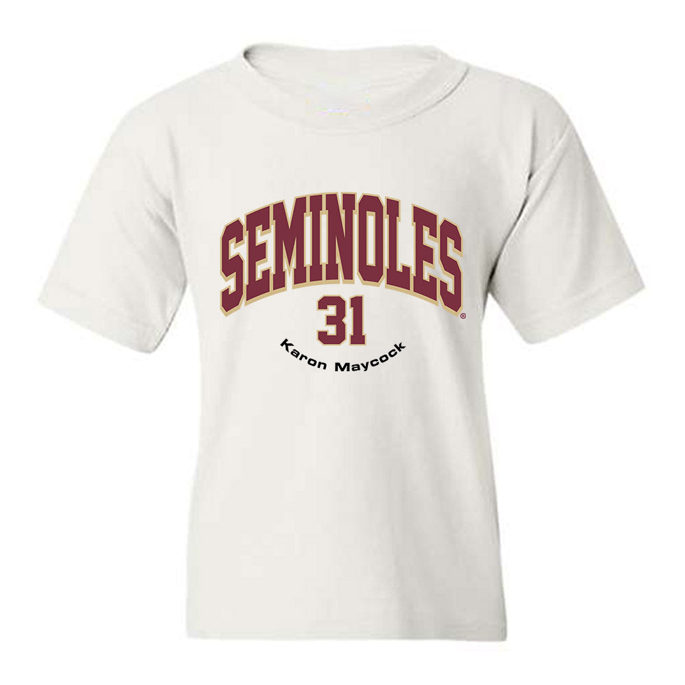 FSU - NCAA Football : Karon Maycock - Classic Fashion Shersey Youth T-Shirt-0
