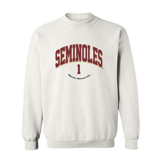 FSU - NCAA Men's Basketball : Martin Somerville - Classic Fashion Shersey Crewneck Sweatshirt-0