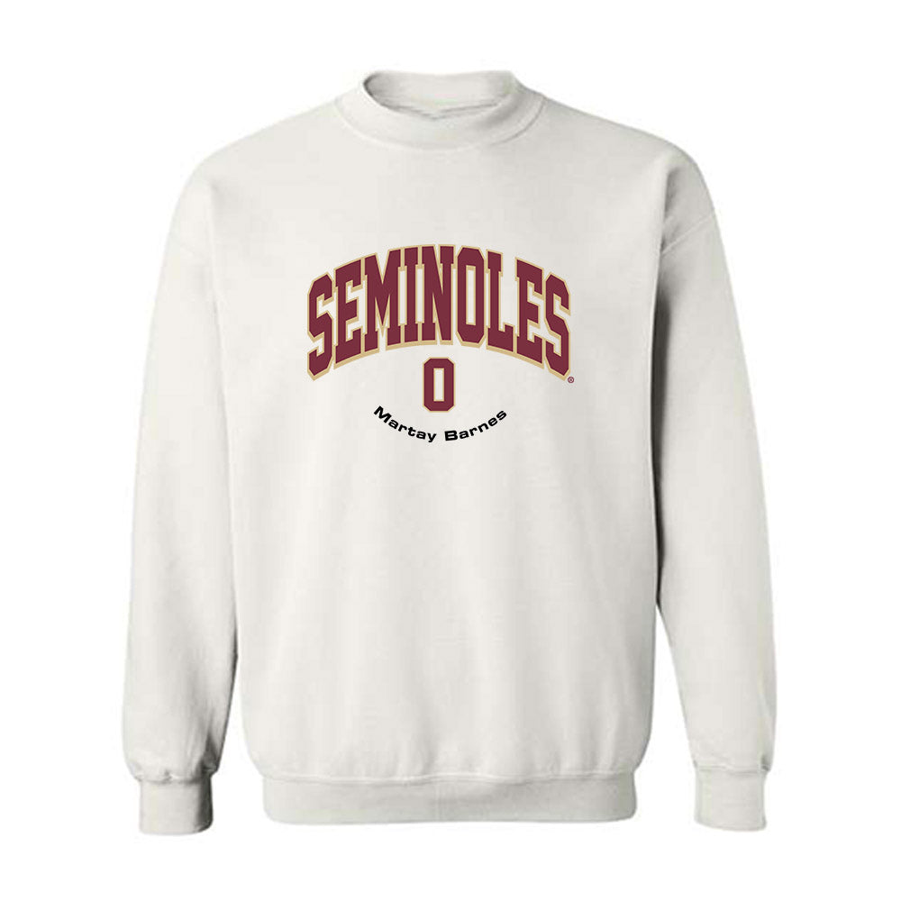 FSU - NCAA Men's Basketball : Martay Barnes - Classic Fashion Shersey Crewneck Sweatshirt-0
