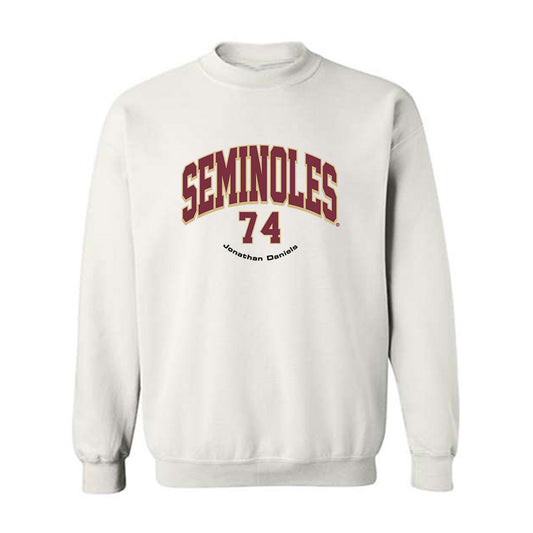 FSU - NCAA Football : Jonathan Daniels - Classic Fashion Shersey Crewneck Sweatshirt-0
