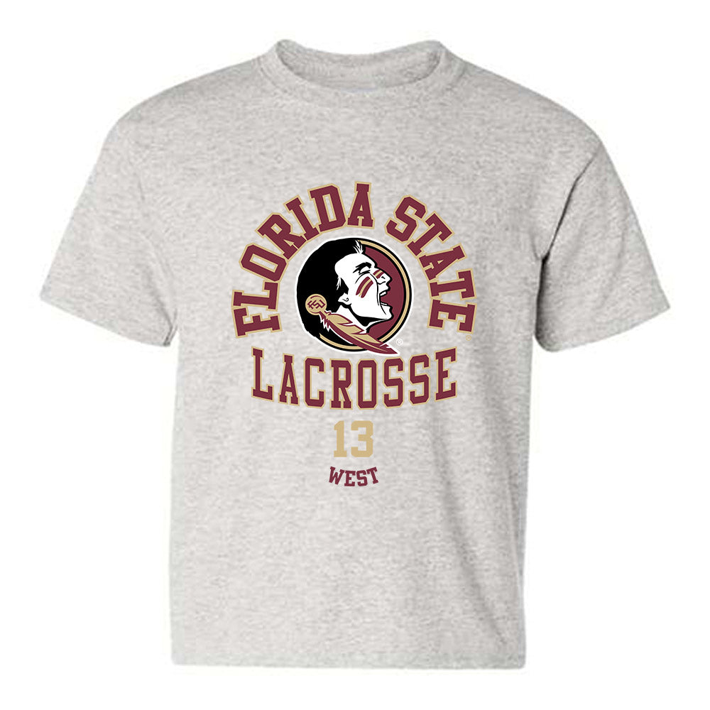 FSU - NCAA Women's Lacrosse : Peyton West - Classic Fashion Shersey Youth T-Shirt-0