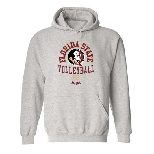 FSU - NCAA Women's Volleyball : Lexie Mason - Classic Fashion Shersey Hooded Sweatshirt-0