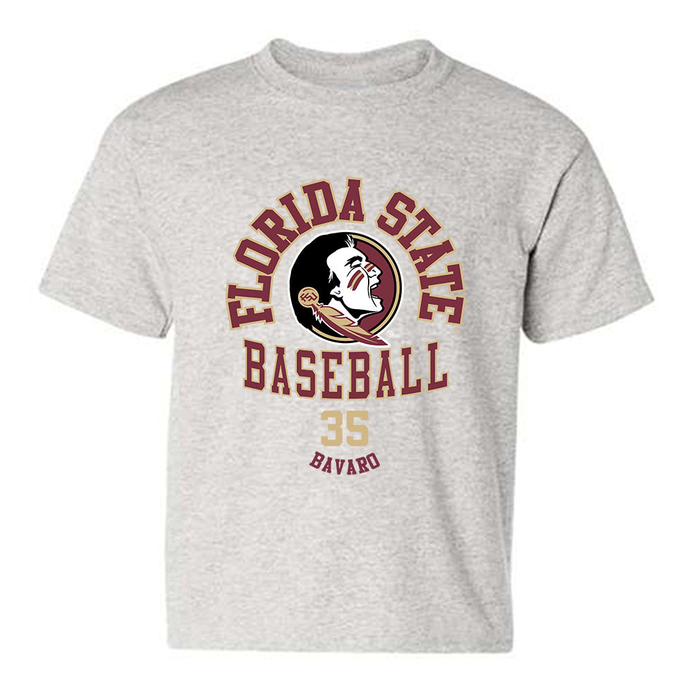 FSU - NCAA Baseball : Will Bavaro - Classic Fashion Shersey Youth T-Shirt-0