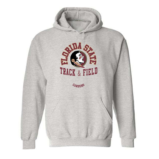 FSU - NCAA Men's Track & Field : Adrian Cardero - Classic Fashion Shersey Hooded Sweatshirt-0
