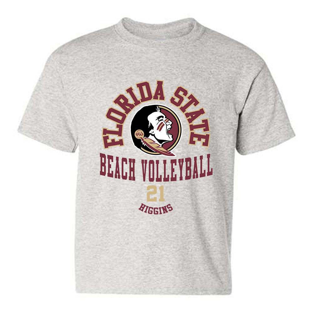 FSU - NCAA Beach Volleyball : Bailey Higgins - Classic Fashion Shersey Youth T-Shirt-0