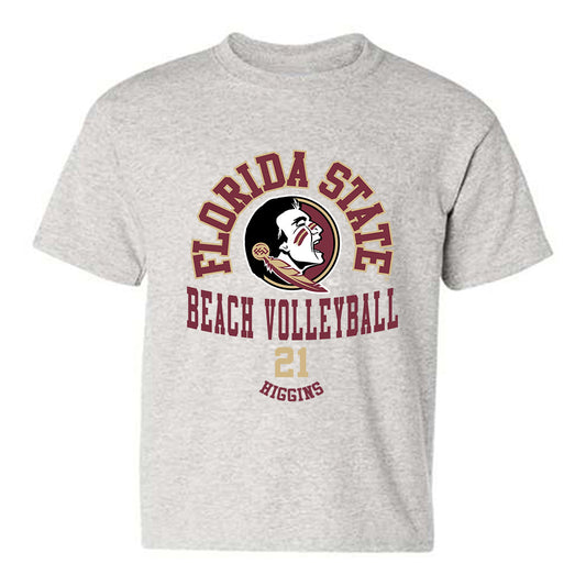 FSU - NCAA Beach Volleyball : Bailey Higgins - Classic Fashion Shersey Youth T-Shirt-0