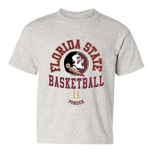 FSU - NCAA Men's Basketball : Marcis Ponder - Classic Fashion Shersey Youth T-Shirt-0