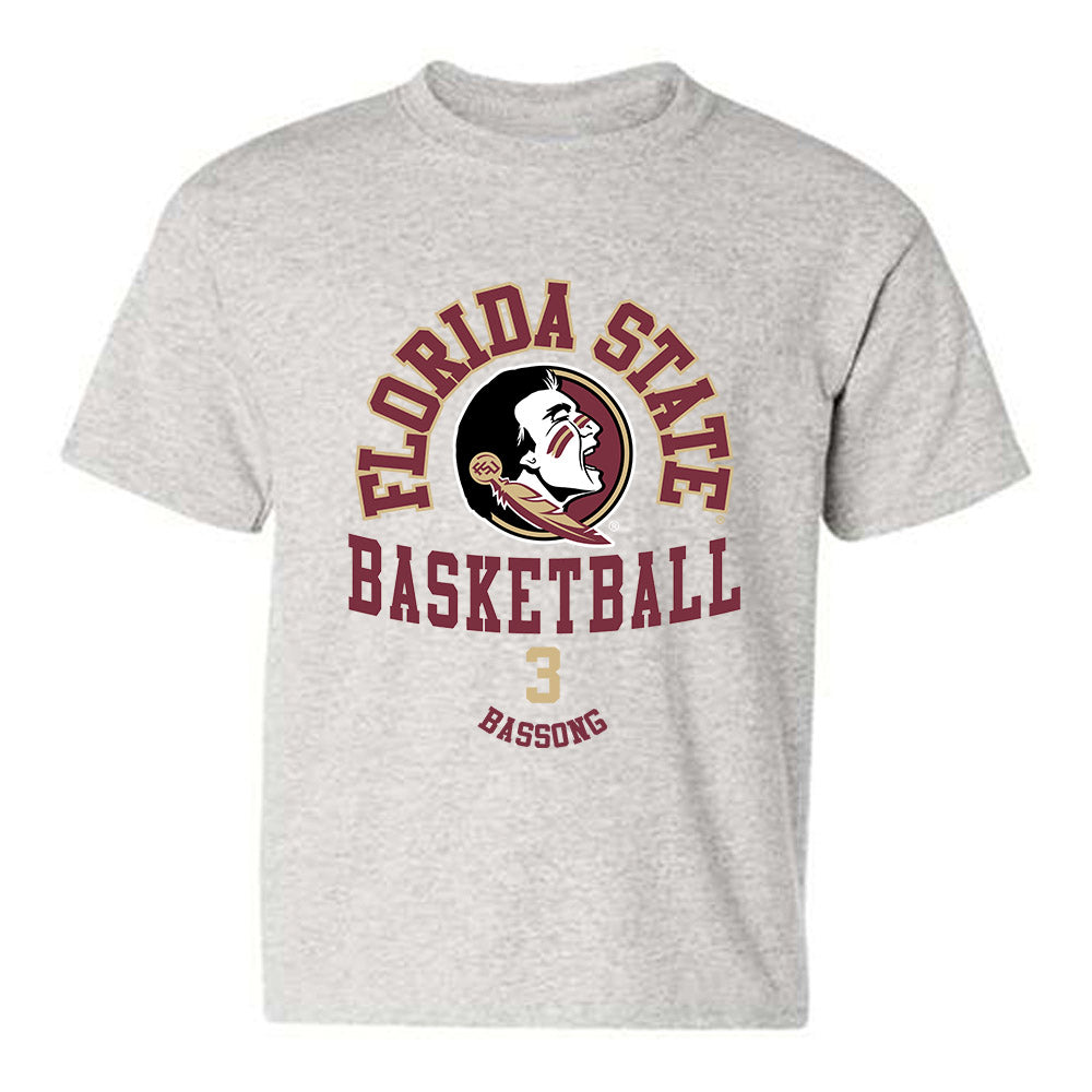FSU - NCAA Men's Basketball : Thomas Bassong - Classic Fashion Shersey Youth T-Shirt-0