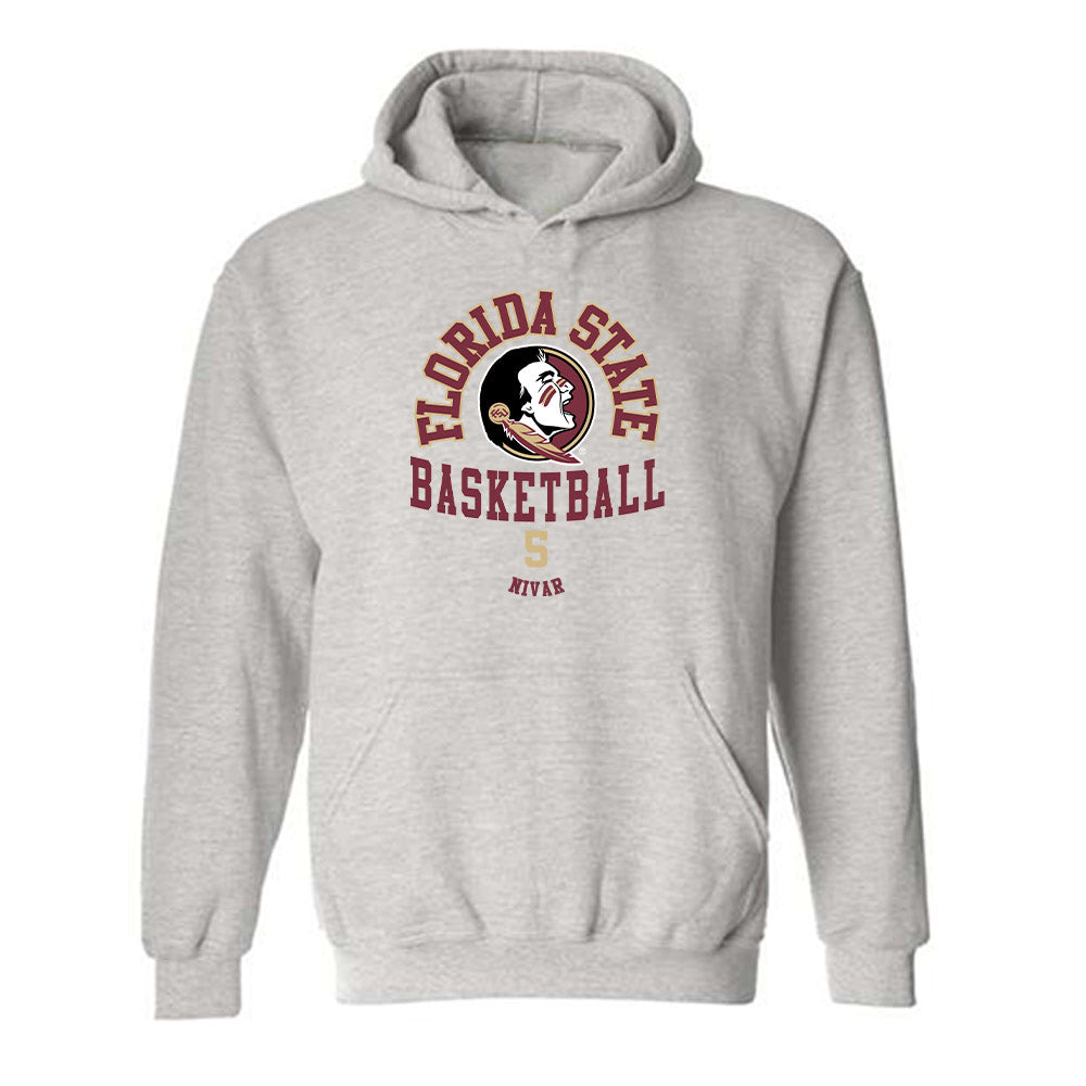 FSU - NCAA Women's Basketball : Jasmine Nivar - Classic Fashion Shersey Hooded Sweatshirt-0
