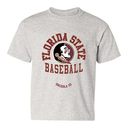 FSU - NCAA Baseball : OB Osceola III - Classic Fashion Shersey Youth T-Shirt-0