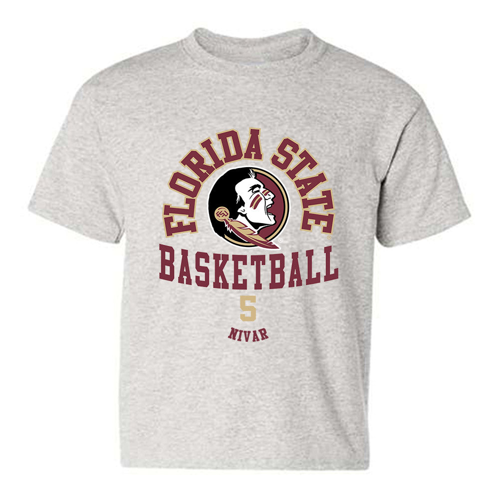 FSU - NCAA Women's Basketball : Jasmine Nivar - Classic Fashion Shersey Youth T-Shirt-0