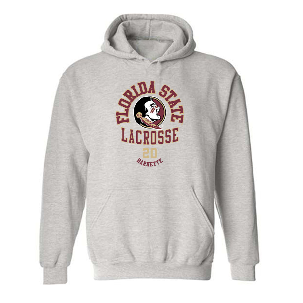 FSU - NCAA Women's Lacrosse : Emily Barnette - Classic Fashion Shersey Hooded Sweatshirt-0